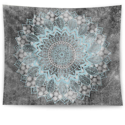 World Traveler Mandala and Constellation Design Tapestry