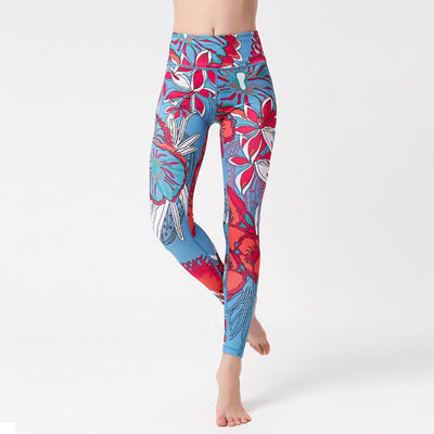 Floral Printed Yoga  Pants