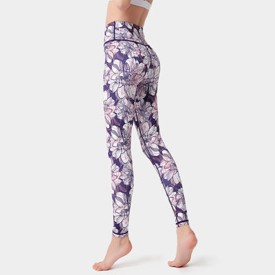 Floral Printed Yoga  Pants